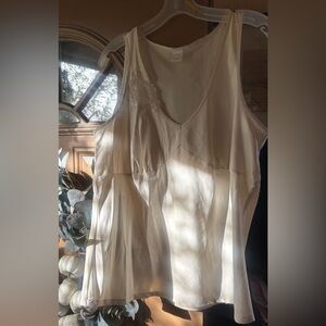 Vintage Silk Cream Women's Slip pajama tank top Gillian & O’Malley